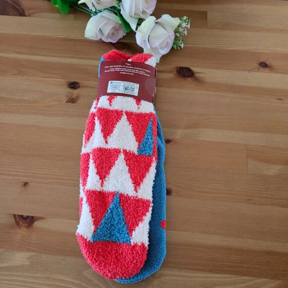 Wondershop - kids super soft crew socks 2 Pairs size M/L shoe sizes 2-5 - Picture 2 of 4